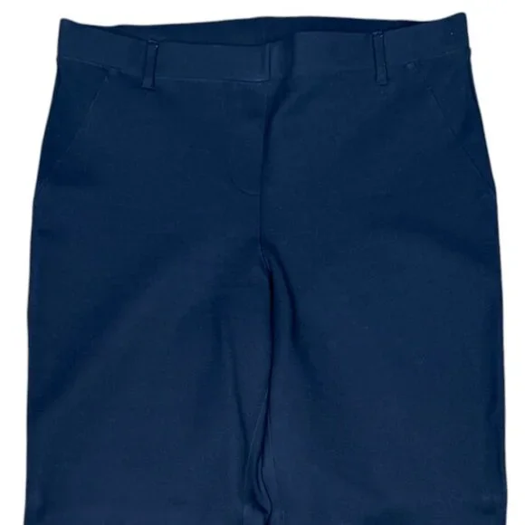 QUINCE Women's Ultra-Stretch Ponte Bootcut Pants Navy 32" Inseam | Size M - Picture 6 of 11
